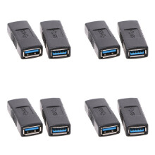 8 Stücke USB 3.0 Typ A Buchse auf Buchse Adapter Koppler Gender Konverter Anschluss