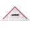 Triangle Ruler 10inch Triangle Angle Protractor for Design Painting Wo 1