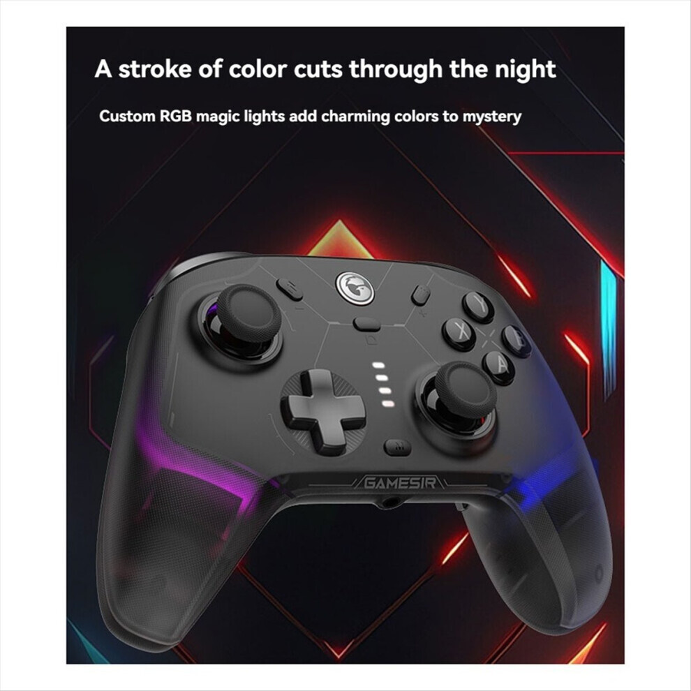 White Cyclone 2 Wireless Controller Bluetooth Gamepad With Hall Effect For Switch Android,