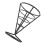 Fried snack basket  
Stainless steel  
Black 1