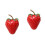 2Pièces Broche Fraise Décorative Pour Chapeaux Et Robes 4