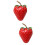 2Pièces Broche Fraise Décorative Pour Chapeaux Et Robes 7