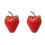 2Pièces Broche Fraise Décorative Pour Chapeaux Et Robes 2