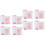 8Pièces Coupe-Gâteau Rose Réglable 5 Niveaux Outil De 4