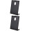 2St Zwarte Multifunctionele Sign Stand Menu En Prijs Display 5