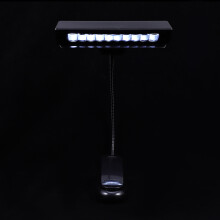 4Pièces Lampe De Table Clip LED Noire Réglable Pour Lecture