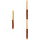 3Pièces Stylos Plume Bois Métal Multi Usage Étudiant 8