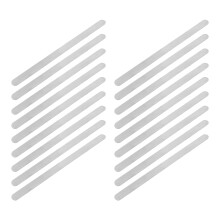 36Pièces Bracelets Blank En Acier Inoxydable Argentés Pour DIY