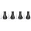 4Ensembles Sourdine Trompette Pratique ABS Compacte Noir Silence 4