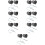 14Ensembles Attache Remorque En Acier Noir Durable Pour Remorques 11