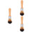 3Pièces De Nettoyage Bois Manche Pour Instruments 6