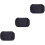 3Pièces Cover Elastique Clavier Piano Electronique Noir Protection Max 5