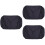 3Pièces Cover Elastique Clavier Piano Electronique Noir Protection Max 6