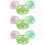 9Pièces Tétine Bébé Silicone Premium Portable Multi-Couleur 8