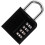 2Pièces Serrure Cadenas Argenté 4 Combinaisons Pour À 10