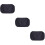 3Pièces Cover Elastique Clavier Piano Electronique Noir Protection Max 9