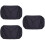 3Pièces Cover Elastique Clavier Piano Electronique Noir Protection Max 7