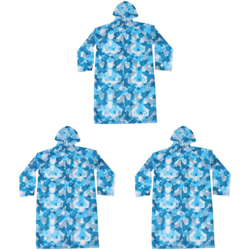 3Pièces Camouflage Poncho Camping Durable 1
