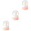 3Pièces Boules À Neige Sirène Multi Couleurs Décor Table Bureau Enfant 6