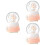 3Pièces Boules À Neige Sirène Multi Couleurs Décor Table Bureau Enfant 5