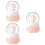 3Pièces Boules À Neige Sirène Multi Couleurs Décor Table Bureau Enfant 4