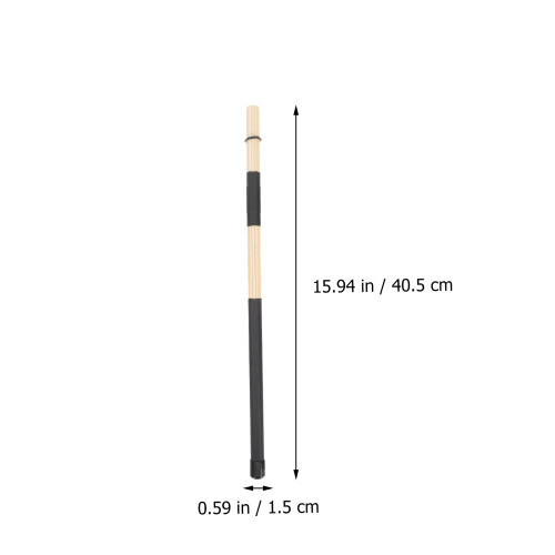 1Paire Baguettes Percussion Bois Noir Performantes Et Robustes 1