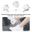 1Paire Baskets Femme Blanches Casual Design Élégant 7