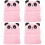 4Pièces Cache-Cou Rose Antivento Motif Cartoon 7