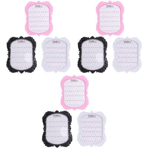 9Pièces Support Affichage Ongles Gel Coloré Matériel ABS Durable 2