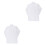 2Pièces Enfants Blouses Blanches Coton Simple 3