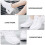 1Paire Baskets Femme Blanches Casual Design Élégant 8
