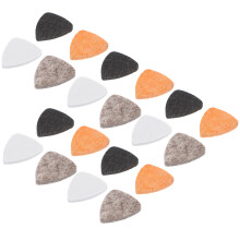 60Pièces Accessoires Guitare Médiators Feutre Colorés Pratiques