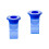 4Pcs Blue Threaded Floor Drain Core with Backflow Preventer and Seal 3