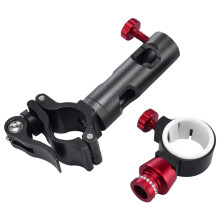 3Pcs Durable Aluminum Alloy Umbrella Stand for Fishing Chair Black Red