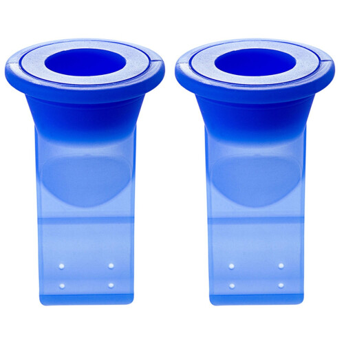 4Pcs Blue Threaded Floor Drain Core with Backflow Preventer and Seal 1