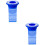 4Pcs Blue Threaded Floor Drain Core with Backflow Preventer and Seal 5