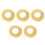 5Pcs Easy Install Khaki Wheat Straw Hard Hat Sun Brimmer for Workers 4