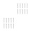 20Pcs Durable White Sewing Needle Tubes Clear PP Storage Organizer 6