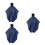 3Pièces Poncho Cyclisme Marine Vent Résistant 2