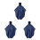 3Pièces Poncho Cyclisme Marine Vent Résistant 8