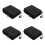4Pcs Stylish Kalimba Case Black Storage Holder Portable Bag 9