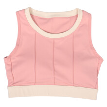 3Pcs Pink Seamless Sports Bras Breathable Adjustable Compression Bra