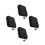 4Pcs Stylish Kalimba Case Black Storage Holder Portable Bag 7