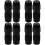 8Pcs Durable Black Steel Grease Nozzle Hose Tips for Machines 7