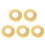 5Pcs Easy Install Khaki Wheat Straw Hard Hat Sun Brimmer for Workers 5