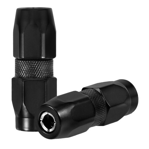 8Pcs Durable Black Steel Grease Nozzle Hose Tips for Machines 2