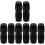 8Pcs Durable Black Steel Grease Nozzle Hose Tips for Machines 4