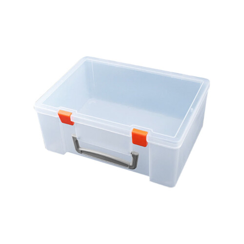 2Pcs Multi-Function Plastic Storage Box Assorted Color Handheld Case 1