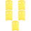 5Pcs Eva Yellow Pull Kickboards Swim Trainer Float for Beginners 9