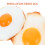 8Pcs Realistic PVC Fried Egg Model Decorative Kitchen Food Ornament 7